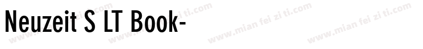 Neuzeit S LT Book字体转换